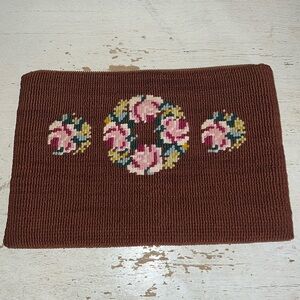 Vintage Grenfell Labrador Newfoundland embroidered clutch